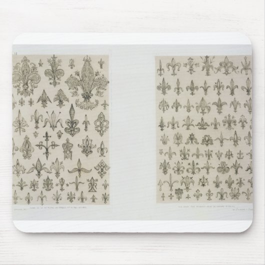 Fleur de Lys entwirft von jedem Alter und von Mousepad (Vorne)