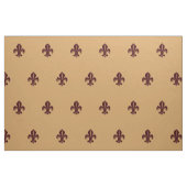 Fleur de lys franz. Lilienrot auf gelb Stoff (Fat Quarter (45,7 x 55,9 cm))