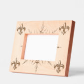 Fleur-de-Lys Geätzte Rahmen (Links)