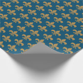 Fleur de lys geschenkpapier (Ecke)
