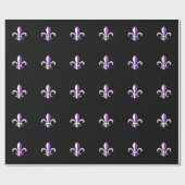 Fleur de Lys Geschenkpapier (Flach)