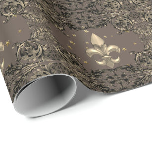 Fleur de Lys Geschenkpapier
