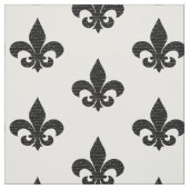 Fleur de Lys Gewebe-Franzosetypographie Stoff (Muster)