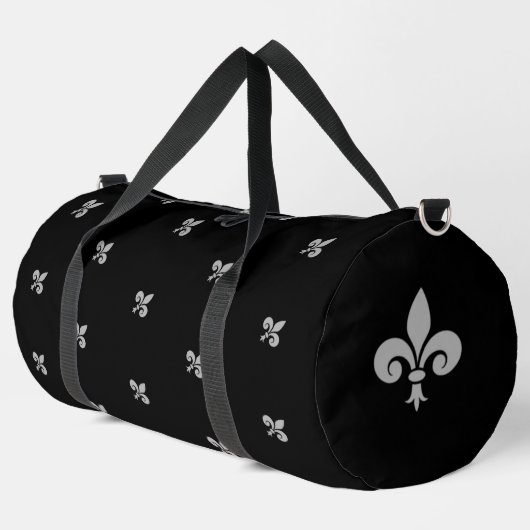 Fleur de Lys Groß Duffle Bag (Linke Ecke)