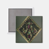 Fleur-de-lys-Klaue, die traditionell unter dem Str Magnet (Vorderseite/Rückseite)