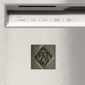 Fleur-de-lys-Klaue, die traditionell unter dem Str Magnet (In Situ (Geschirrspüler))