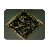 Fleur-de-lys-Klaue, die traditionell unter dem Str Magnet (Horizontal)