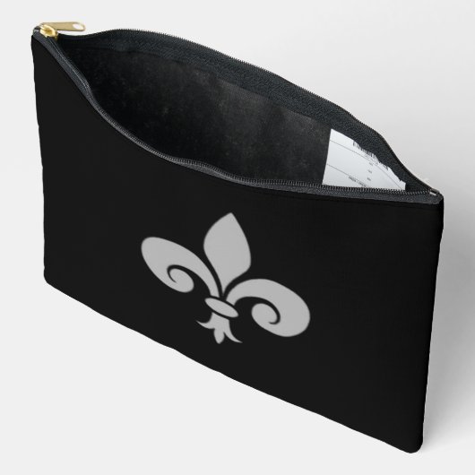 Fleur de Lys Large Accessory Pouch Zubehörtasche (Offen)