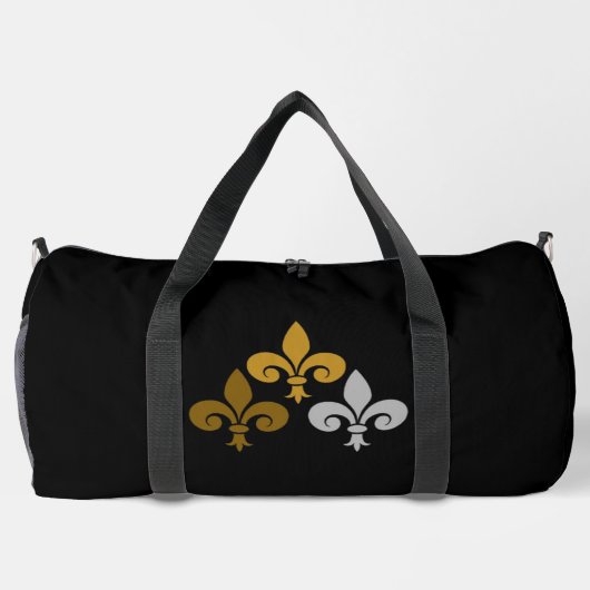 Fleur de Lys Large Duffle Bag (Rückseite)