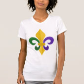 Fleur-de-lys Mardis Gras T-Shirt (Vorderseite)