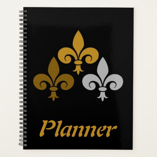 Fleur de Lys Planner Planer (Vorderseite)
