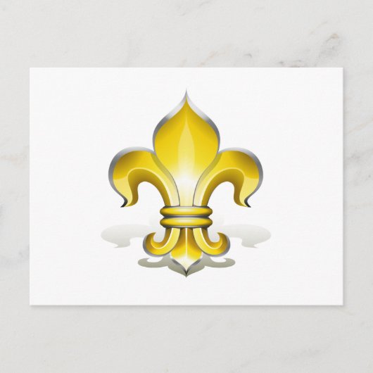 Fleur de Lys Postkarte (Vorderseite)