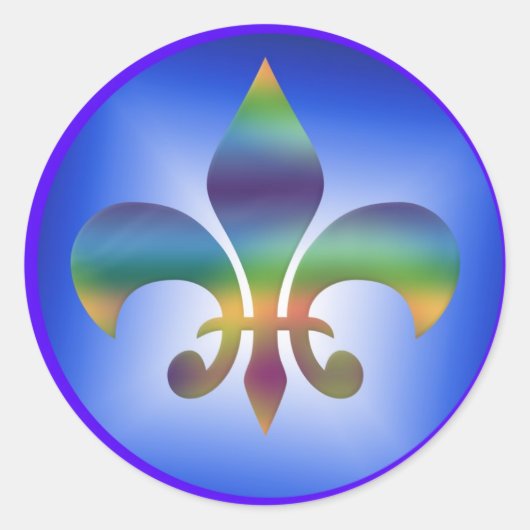 Fleur de Lys Stickers (Vorderseite)