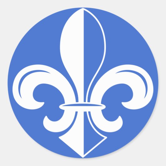 Fleur de Lys Stickers (Vorderseite)