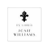 Fleur de lys Symbol Französische Blume Gummistempel (Prägung)