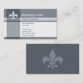 Fleur de Lys Visitenkarte (Vorne/Hinten)