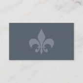 Fleur de Lys Visitenkarte (Rückseite)