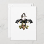 Fleur de New Orleans Postkarte (Vorne/Hinten)