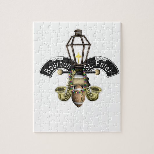 Fleur De New Orleans Puzzle (Vertikal)