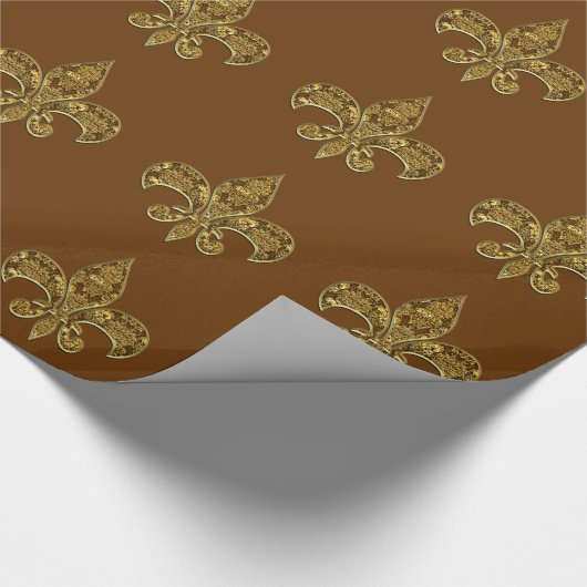 Fleur de Nutmeg Geschenkpapier (Ecke)
