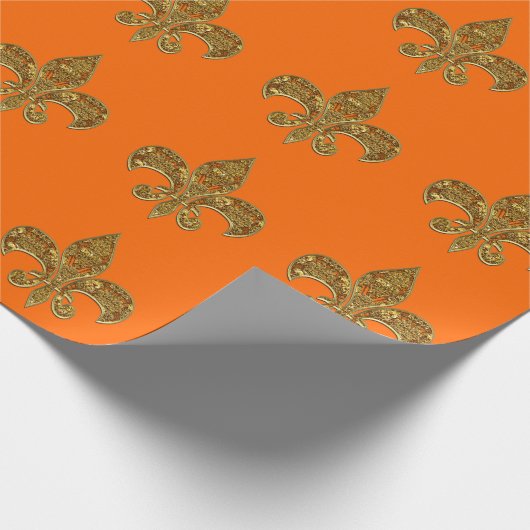 Fleur de Pumpkin Geschenkpapier (Ecke)