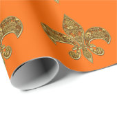 Fleur de Pumpkin Geschenkpapier (Rolleneckpunkt)