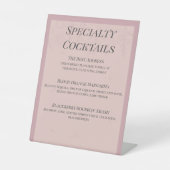 Fleur de Satin Bar Sockelschild (Vorderseite)