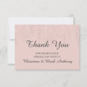 Fleur de Satin Dankeskarten Dankeskarte (Vorderseite)