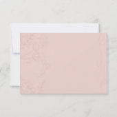 Fleur de Satin  RSVP Karte (Rückseite)