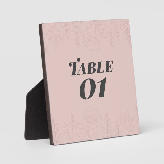 Fleur de Satin Table  Fotoplatte (Vorderseite)