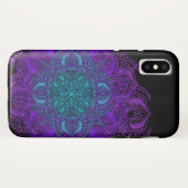 Fleur de Swirl Tough Case-Mate iPhone Hülle (Rückseite (Horizontal))