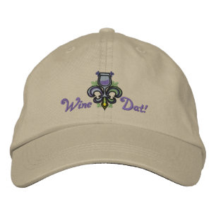 Fleur de Wine Bestickte Baseballkappe
