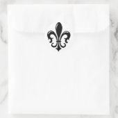 Fleur Di Lis Designs Runder Aufkleber (Tasche)