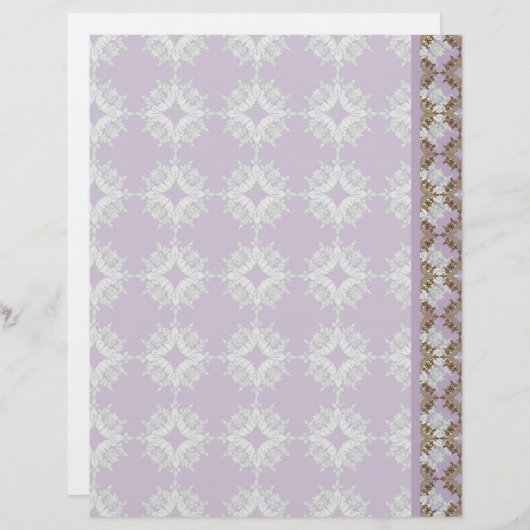 Fleur di Lys Damask - Stationery (Vorne/Hinten)