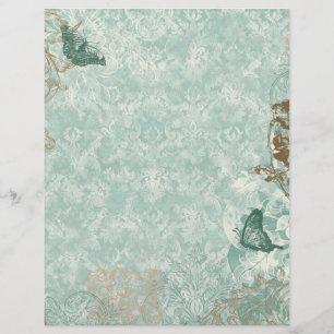 Fleur di Lys Damask - Stationery & Rezept