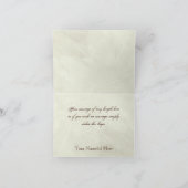 Fleur di Lys Damask Thank You Note Cards Dankeskarte (Innenseite)