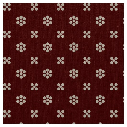 Fleur Dot - Burgund Stoff (Muster)