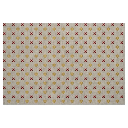 Fleur Dot Natural Stoff (Fat Quarter (45,7 x 55,9 cm))