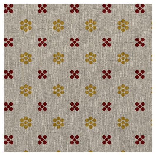 Fleur Dot Natürlich Stoff (Muster)