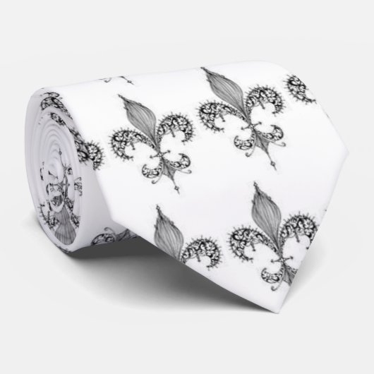 fleur, fleur, fleur, fleur, fleur, fleur, fleur… krawatte (Gerollt)