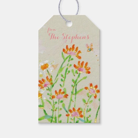 Fleur-Geschenkanhänger Geschenkanhänger (Vorderseite)