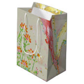 Fleur Geschenktasche Mittlere Geschenktüte (Rückseite Schrägansicht)