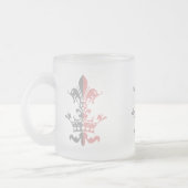 Fleur Herz-Krone - Rosa Mattglastasse (Links)