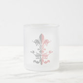 Fleur Herz-Krone - Rosa Mattglastasse (Mittel)