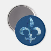 Fleur Imitats Stone 5 Magnet (Vorderseite/Rückseite)