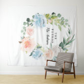 Fleur Jolie Hübsch Floral Bridal Backdrop Wandteppich (Beispiel (Horizontal))