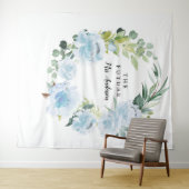 Fleur Jolie Hübsch Floral Bridal Backdrop Wandteppich (Beispiel (Horizontal))