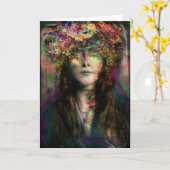 Fleur Karte (Gelbe Blume)