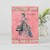 Fleur-Marie-Einladung Einladung (Stehend Vorderseite)