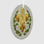 Fleur Monogramm  Ornament (Vorderseite)
